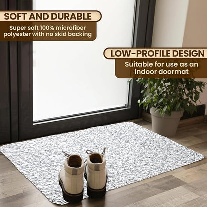 Premium Microfiber Indoor Door Mat – 32"x48" Washable Entry Mat, Waterproof - Image 2