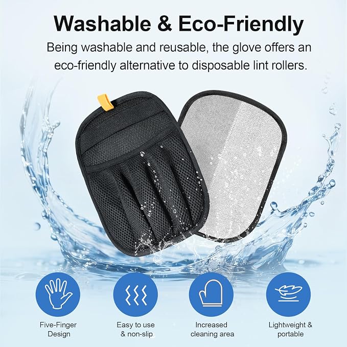2Pcs Pet Hair Removal Glove for Cats & Dogs, 2025 Newly Upgraded Five-Finger - Image 6