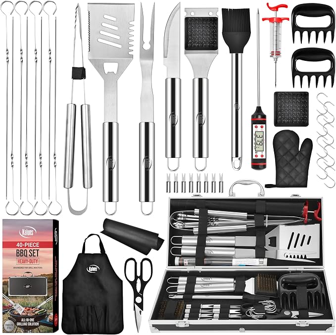 Kaluns BBQ Accessories, Complete Grill Set Dad Gifts by Kaluns%C2%AE