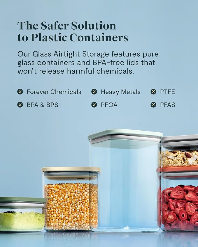 Caraway 2.5qt Glass Airtight Food Storage Container - Image 6