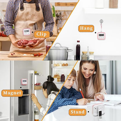 Timer, Kitchen Timers for Cooking Classroom Timer for Kids Teachers Magnetic - Image 7