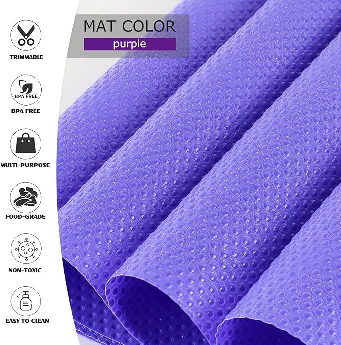 Daixer 20Pcs Refrigerator Liners, Washable Fridge Liner Shelf Mats Refrigerator - Image 3