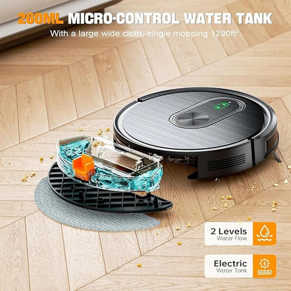 Robot Vacuum and Mop Combo, 2 in 1 Vacuuming & Mopping Robot - Image 4
