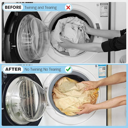 3Pcs Mesh Laundry Bags Washing Machine Mesh Wash Bags Jumbo - Image 2