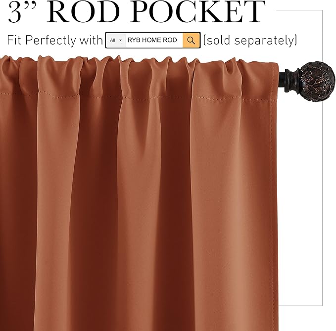 RYB HOME RV Curtains Blackout - Image 2