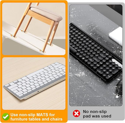 CHUNZEXI Non Slip Furniture Pads 4 PCS 6" x 4", Heavy Duty Rubber Grippers - Image 3