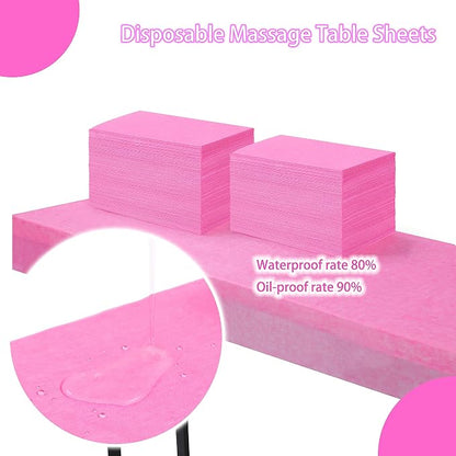 Disposable Bed Sheets for Massage Table 100 Pcs 31" x 71" Waterproof Massage - Image 4