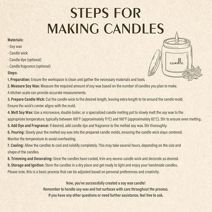 Soy Wax, Waxcanpy Natural Candle Wax, Organic Soy Wax - Image 8