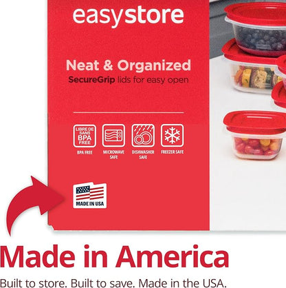 Rubbermaid EasyStore Containers, 44-Piece Set, Food Storage Containers - Image 4