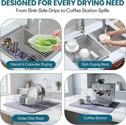 Havenity™ Expandable Roll Up Dish Drying Rack - Image 6