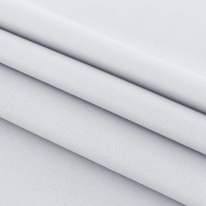 DWCN French Door Curtains – Rod Pocket Thermal Blackout Curtain - Image 5