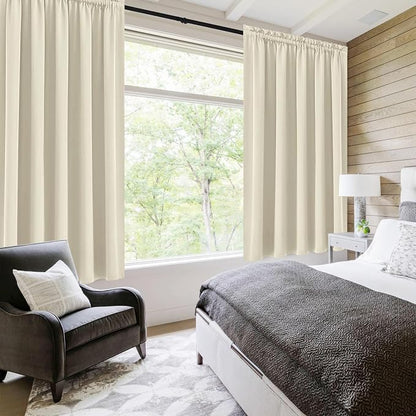 DWCN Blackout Curtains for Living Room Thermal Insulated, Energy Saving & Noise - Image 3