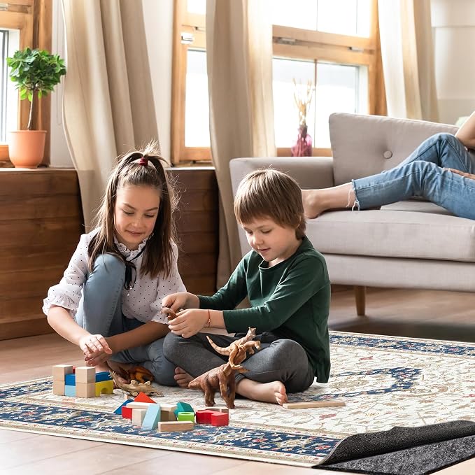 Non-Slip Rug Pads 1/4” Thick, 7x9Ft Waterproof Rugs Non Skid Rug Pad - Image 9