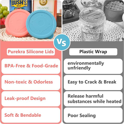 2PCs 3.0-inch Silicone Can Lids - Image 4
