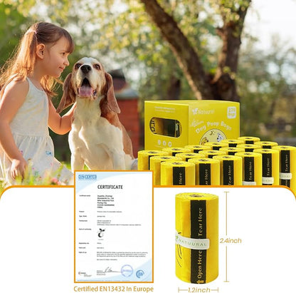 Certified Compostable Dog Poop Bags-270 Bags 18Rolls, Poop Bags - Image 6