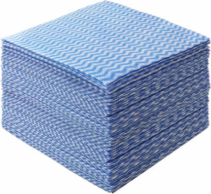 JEBBLAS 100Pcs Reusable Cleaning Cloths 11.8‘’x11.8‘’ Handi Wipes Reusable by JEBBLAS