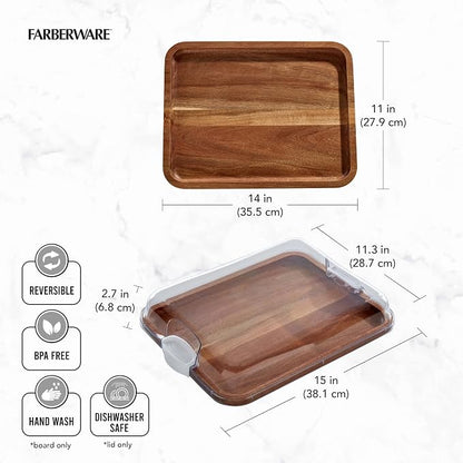 FARBERWARE Build-A-Board Acacia Cutting Board - Image 6