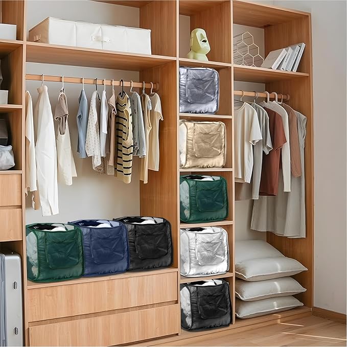 4 Pack Closet Storage Bins, Storage Containers - Image 4