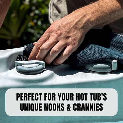 TUBTEK Microfiber Hot Tub Surface Cleaner Towels – Hot Tub Cover Cleaner & - Image 7