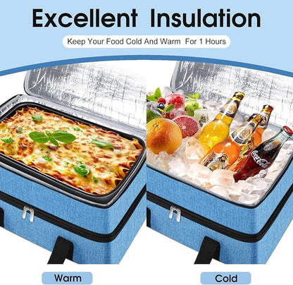 Double Insulated Casserole Carrier, Portable Casserole Carrier - Image 4