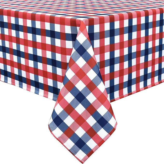 Waterproof Plaid Tablecloth Fabric - Image 2