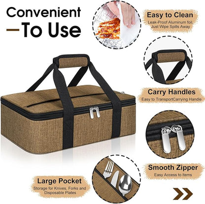 Insulated Casserole Carrier, Portable Casserole Carrier - Image 3
