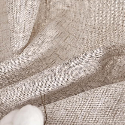 YoungsTex Natural Linen Curtains 40 Inch Length - Image 4