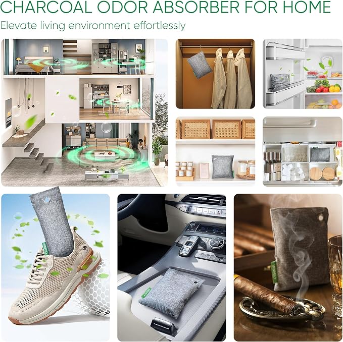 Activated Charcoal Odor Absorber, Odor Eliminator - Image 6