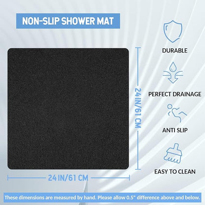 Non-Slip Bathtub Mat, Anti Slip Shower Mat, Fast Drying Bathtub Mats, Foot - Image 2