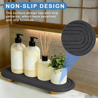 Instant Dry Sink Tray, Anti-Slip Stone Sink Caddy, Durable Kitchen Sink - Image 7
