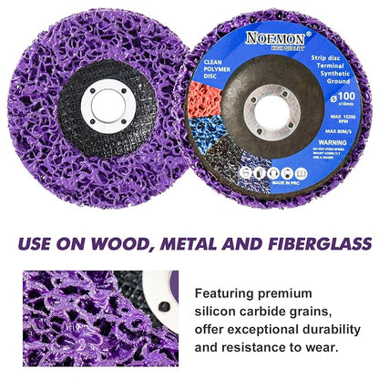 7 Pack Paint Eater Strip Disc Angle Grinder Rust Removal Disc Paint Stripper - Image 5
