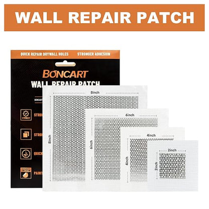 Drywall Repair Kit, Drywall Patch Repair Kit, 2/4/6/8inch Self Adhesive Repair - Image 3