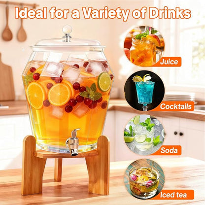 2 PCS Drink Dispenser Set, 2.5 Gallon Total Capacity - Image 4