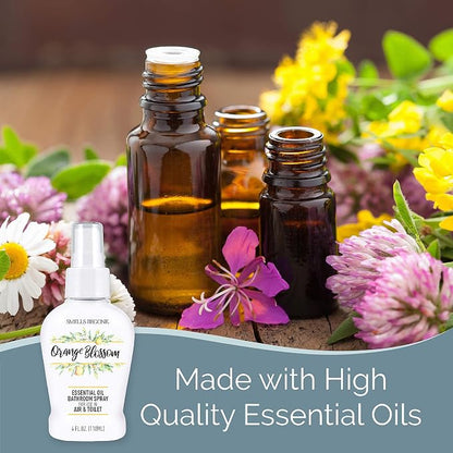 SMELLS BEGONE 4 oz Essential Oil Air Freshener Bathroom Spray - Image 4