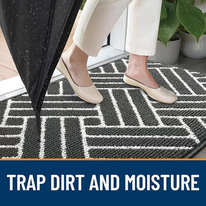 OLANLY Large Indoor Door Mat, 59x35 Inch, Dirt Resistant and Absorbent - Image 2