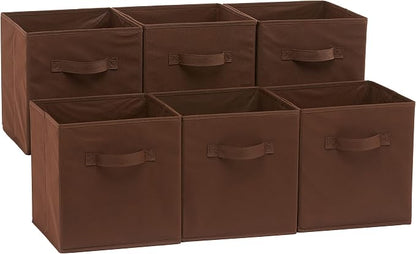 Amazon Basics Collapsible Fabric Storage Bins by AmazonBasics