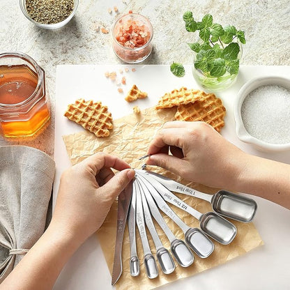 Spring Chef Stainless Steel Measuring Spoons Set of 13 - Image 4