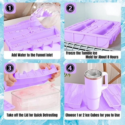 Ice Cube Tray for Tumbler, Ice Drink, Compatible - Image 5
