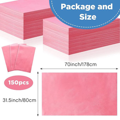 Tegeme 150 Pieces Disposable Massage Table Sheets 31" x 70" Waterproof Bed - Image 2