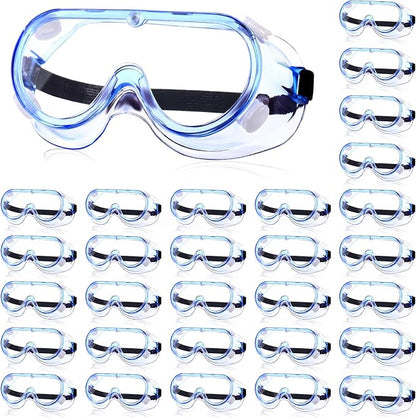 Yunsailing Protective Safety Goggles Lab Over Glasses Clear Anti Fog Eye by Yunsailing