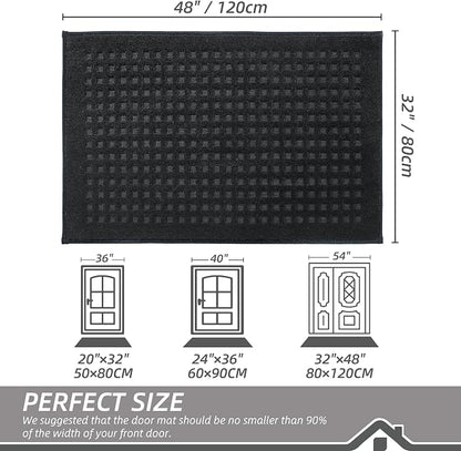 BEQHAUSE Waffle Door Mats Indoor 32"x48", Dog Mat - Image 2