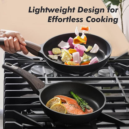 SENSARTE Nonstick Frying Pan Skillet 8Inch Non Stick Egg Pan Omelette Pans - Image 6