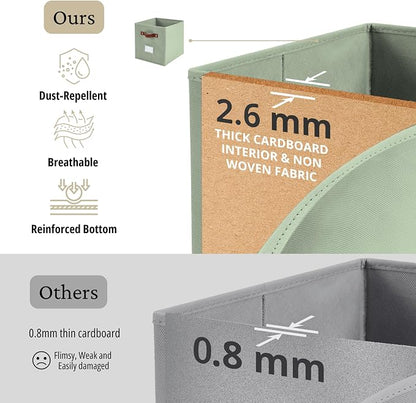 DECOMOMO Storage Cubes, Fabric Organizer Bins - Image 5