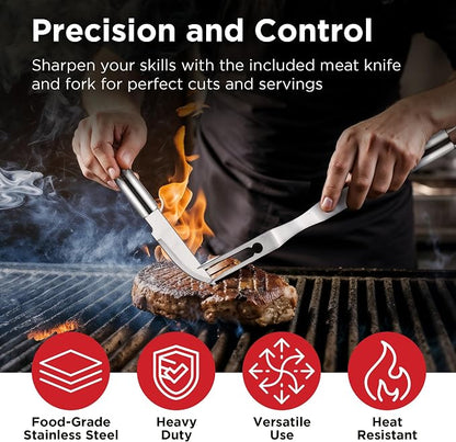Kaluns BBQ Accessories, Complete Grill Set Dad Gifts - Image 3