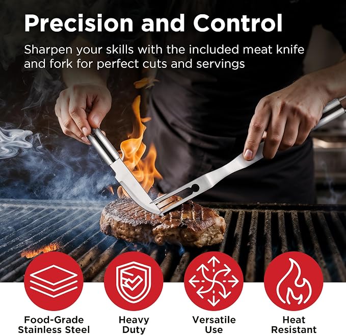 Kaluns 32 Psc Grilling Accessories, Dad Gifts - Image 3