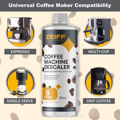 Coffee Machine Descaler - 32oz - Compatible - Coffee and Espresso Machine - Image 5