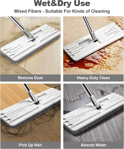 JOYMOOP Mop Replacement Pads, Reusable Microfiber Mop Pads - Image 4