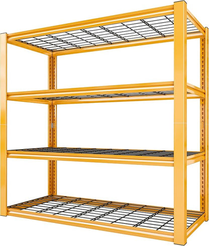 REIBII 40" W Garage Shelving 2240 LBS Storage Shelves Heavy Duty Metal Shelving by REIBII
