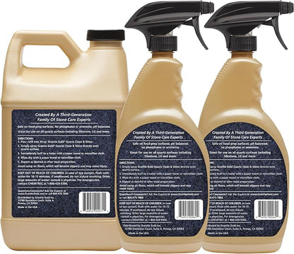 Granite Gold Quartz Clean & Shine Streak-Free Cleaner Deeps Cleans and Polishes - Image 2