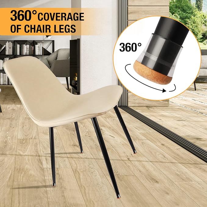 32 Pcs New Chair Leg Floor Protectors, Silicone Chair Leg Protectors - Image 5
